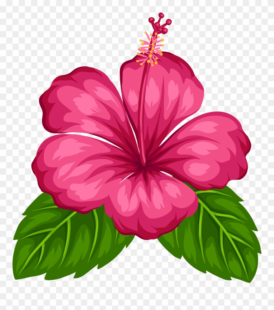 Blue Tropical Flowers Png Clipart (#7965).