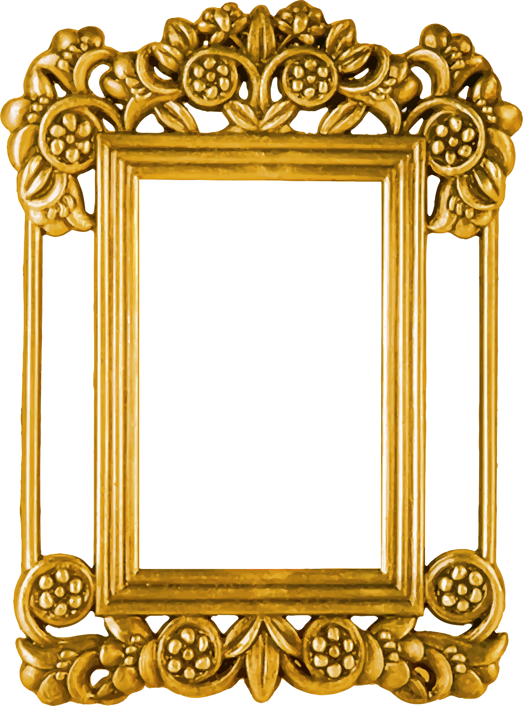 HD Ornate Picture Frame Png.