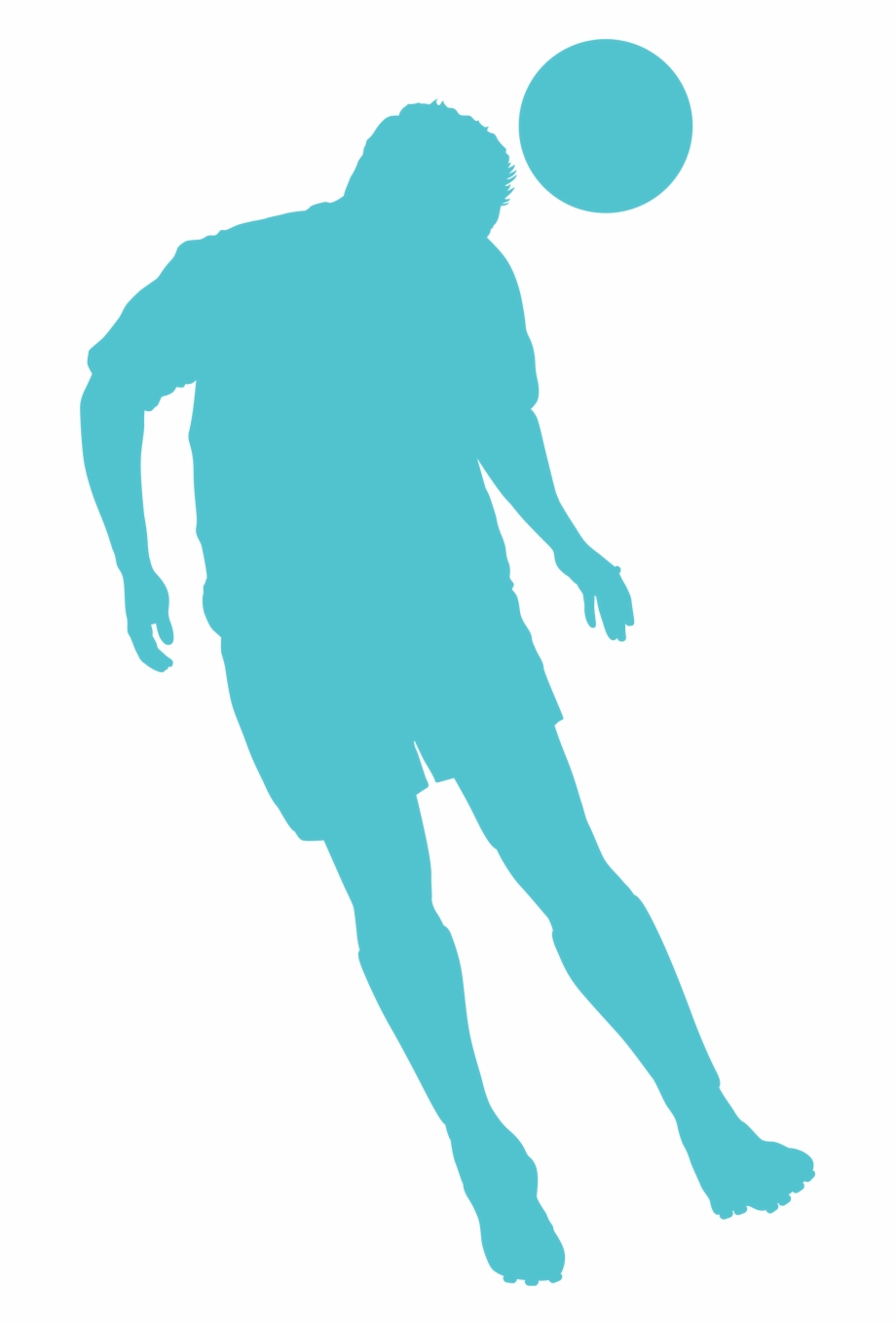 Soccer Silhouette Svg Cut File.