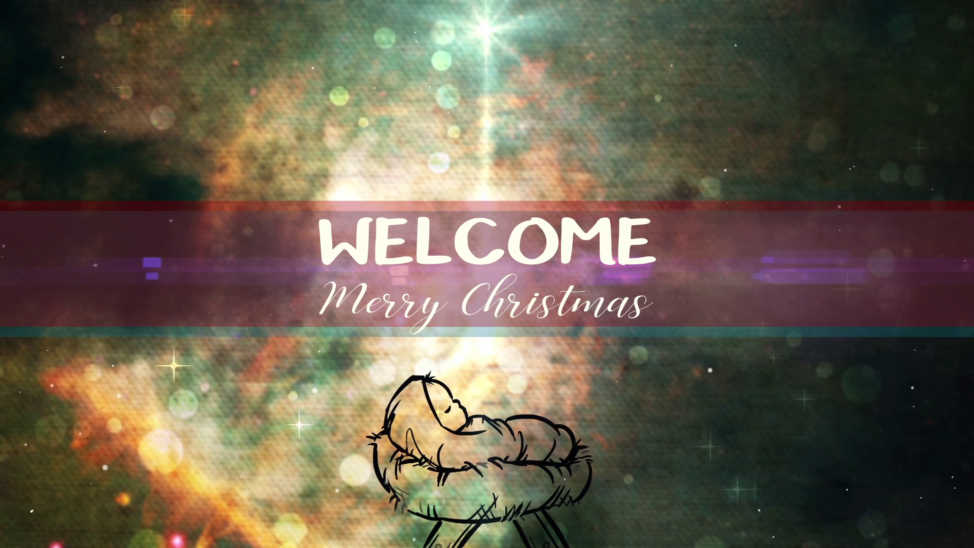 Christmas Creator Baby Welcome Title.