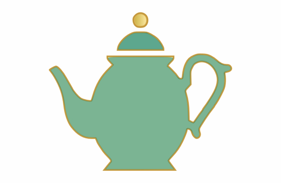 Tea Set Clipart Poured.