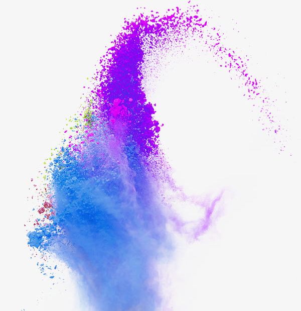 Color Splash Powder Smoke PNG, Clipart, Abstract.