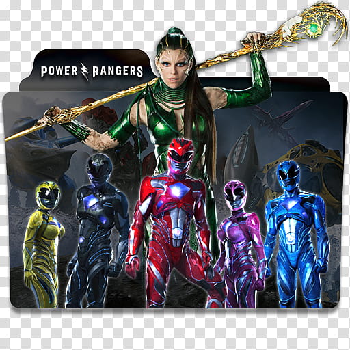 Power Rangers Folder Icon , Power Rangers v transparent.