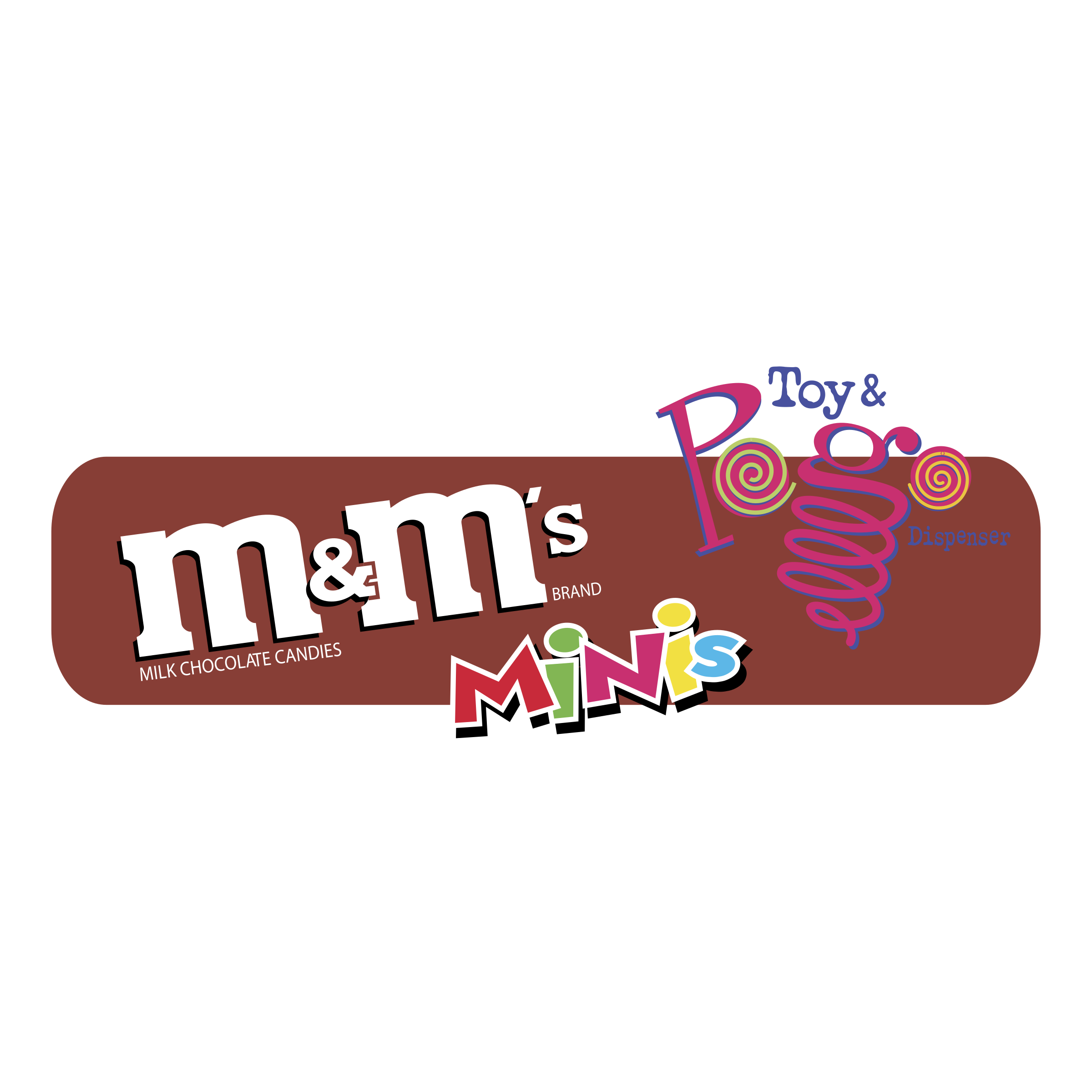 m&m\'s MINIs Toys & Pogo Dispenser Logo PNG Transparent & SVG.