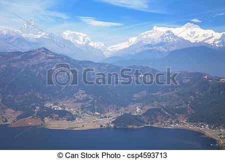 Stock Photos of Pokhara, Nepal.