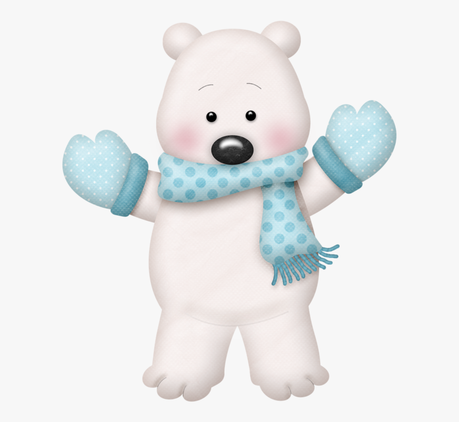 Clipart Christmas Polar Bear.