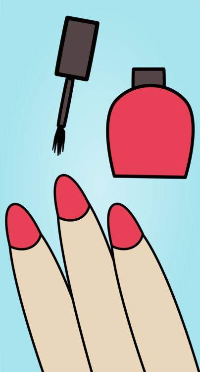 Pink,Nail Polish,Thumb PNG Clipart.