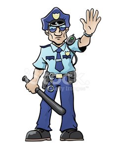 Polizist Clipart Image.