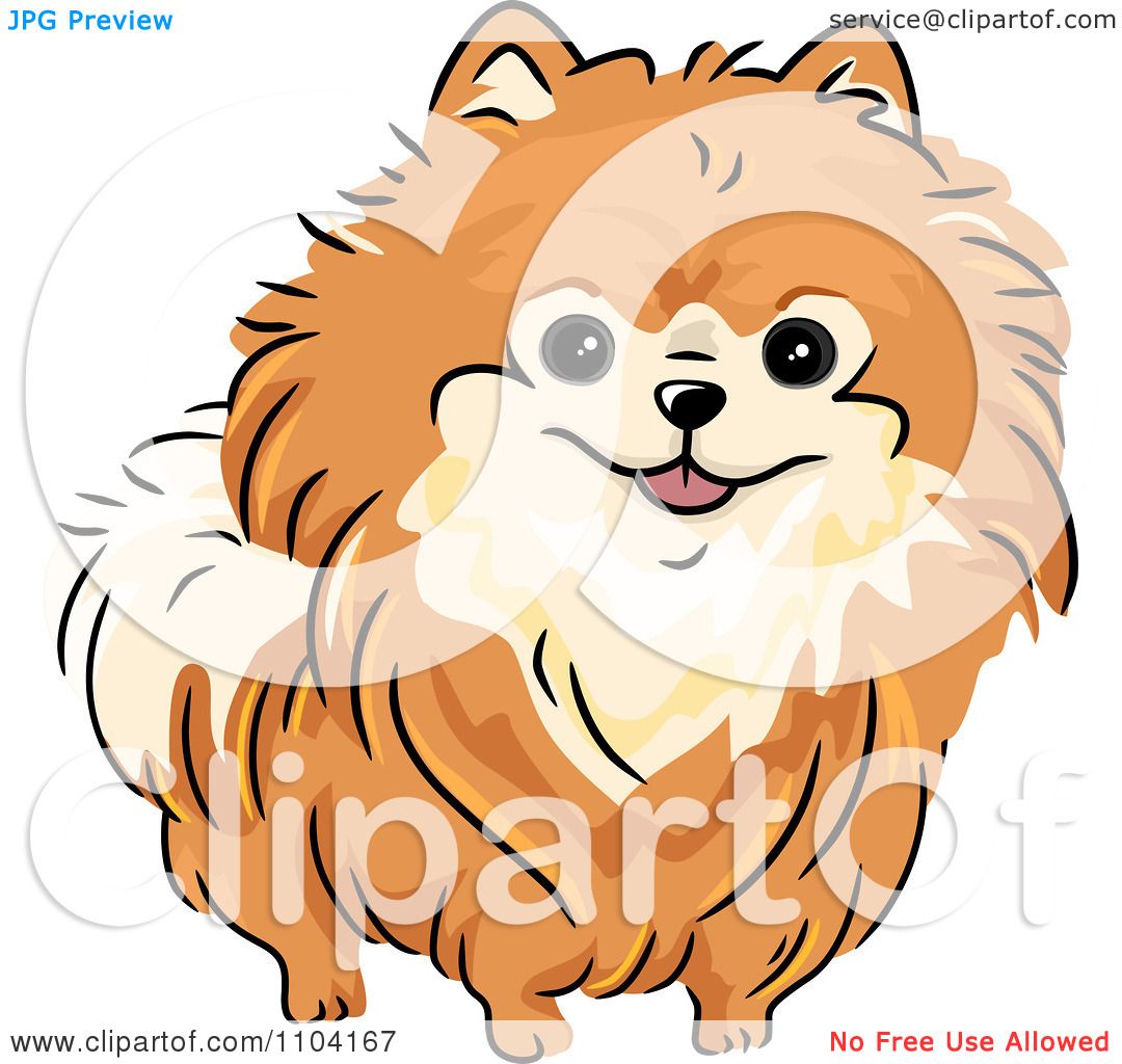 Similiar Pomeranian Black And White Clip Art Keywords.