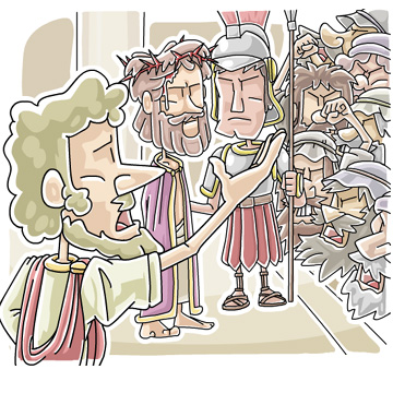 Christian clipArts.net _ Jesus before Pilate.