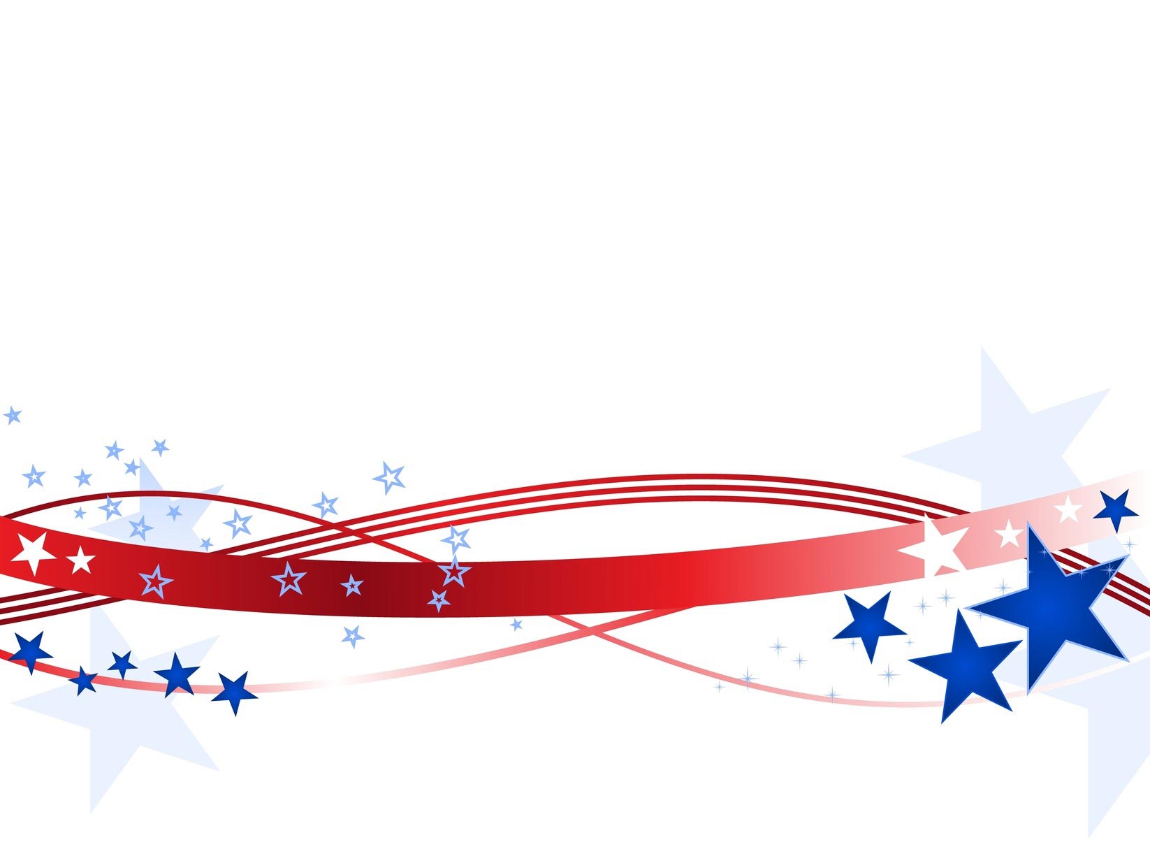 Patriotic clip art borders.