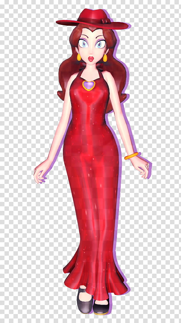 Pauline Model Update render transparent background PNG.