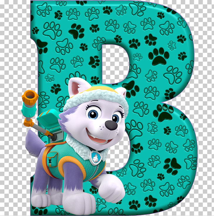 PAW Patrol Letter Alphabet V, Birthday PNG clipart.