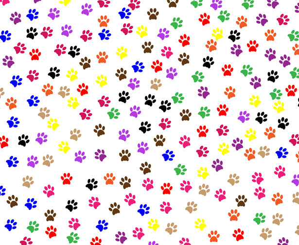 68 Pawprint free clipart.