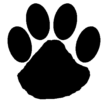 Paw prints wildcat paw print clip art tumundografico.