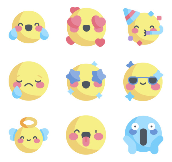 262 emoji icon packs.