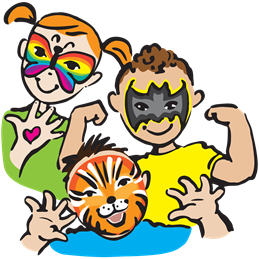 Clip Art Face Painting Designs.