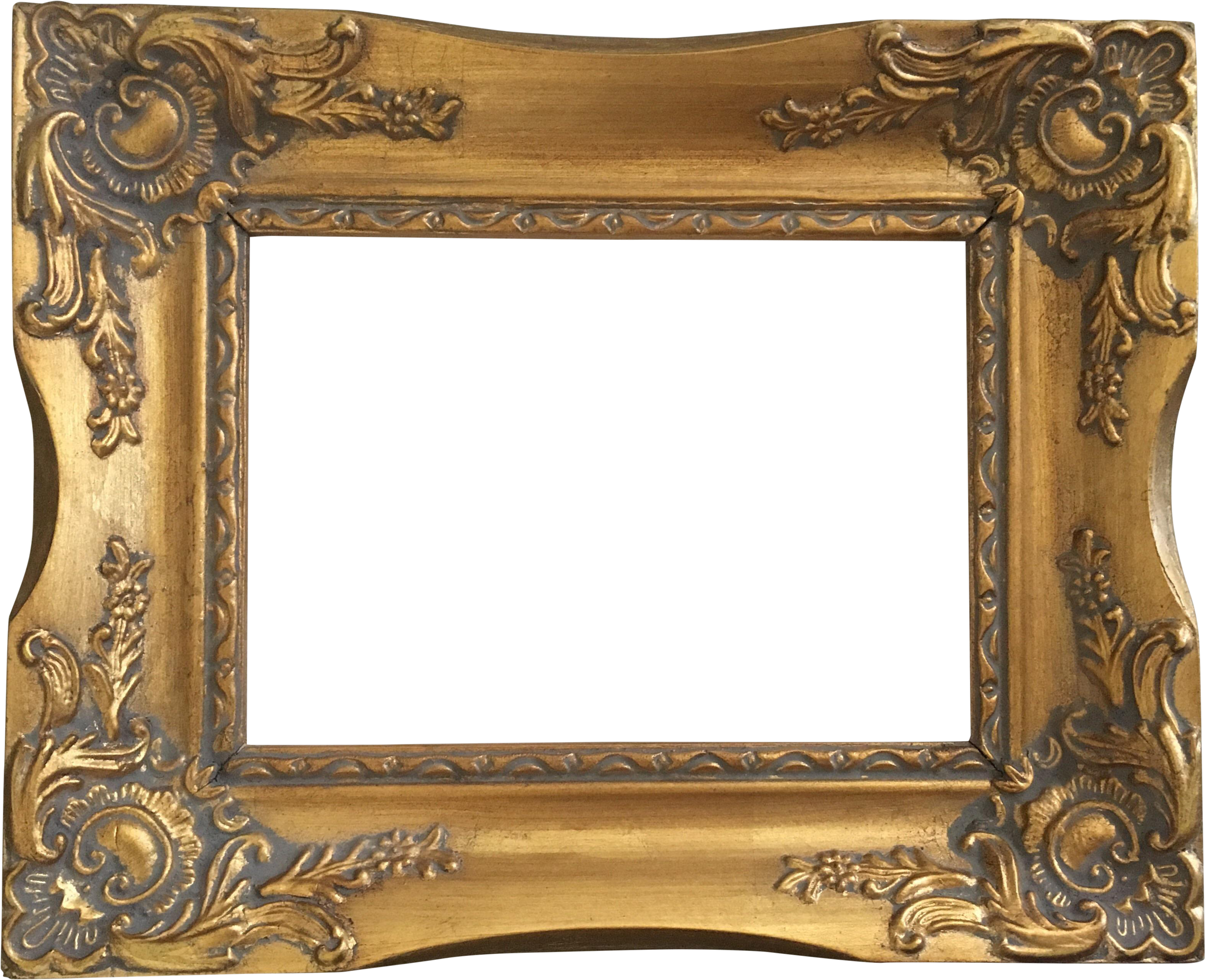 HD Antique Gold Frame.