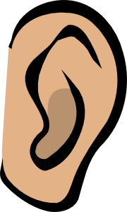 Pair Of Ears Clipart.