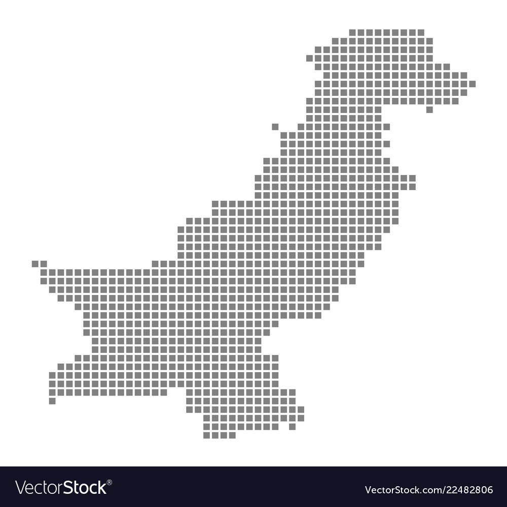 Pixel map of pakistan dotted map of pakistan.