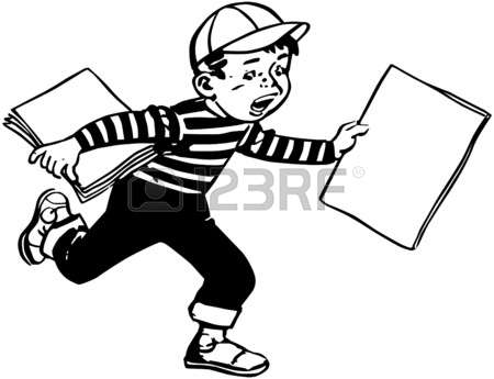 19,688 Paper Boy Stock Vector Illustration And Royalty Free Paper.