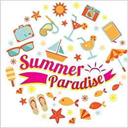 Summer Paradise: Journal: High School Memory Book in All.