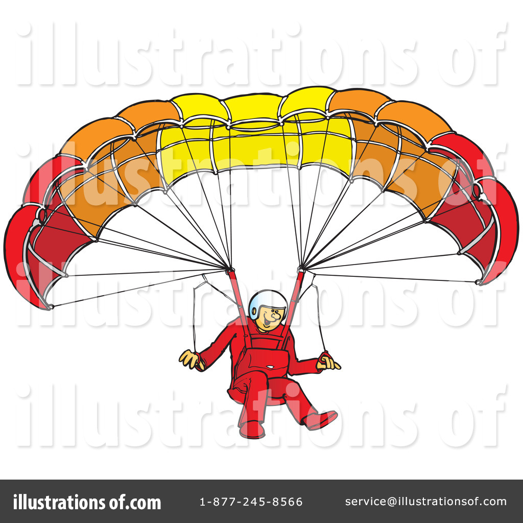 Paragliding Clipart #41902.