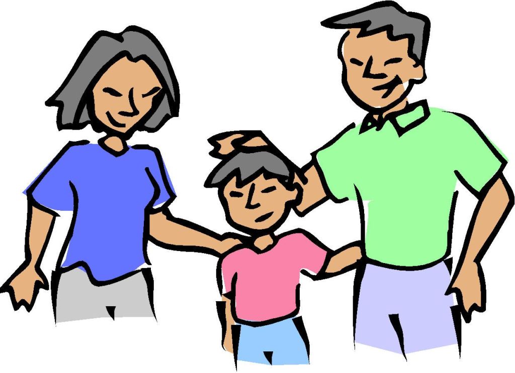 Clip Art Funny Parents Picture.