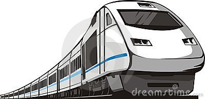 Clipart Passenger Train.