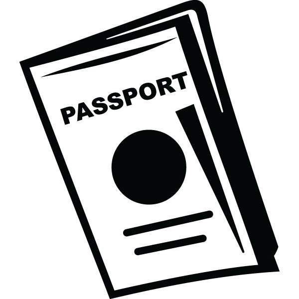 Passport clipart.