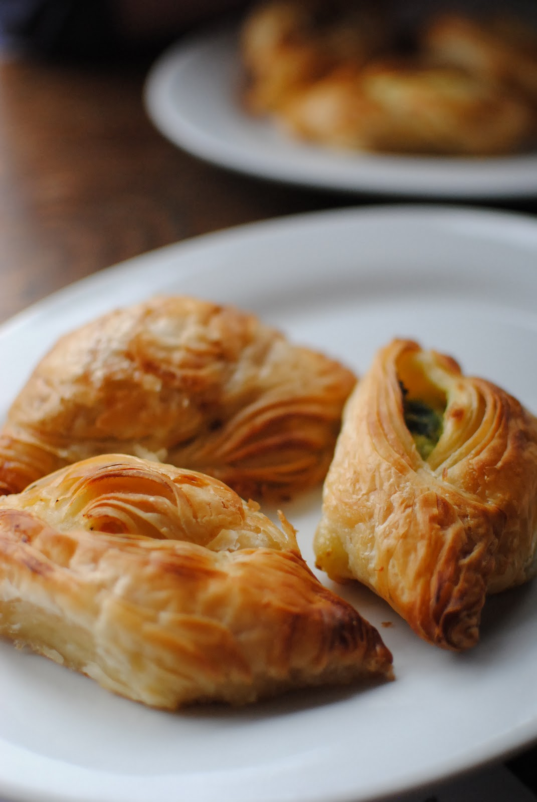 Pastizzi usually have a filling either of ricotta or of mushy peas.