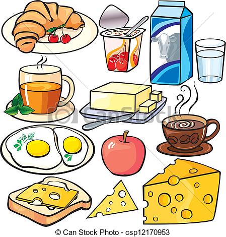 Images clipart petit dejeuner.