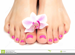 Pedicure Clipart.