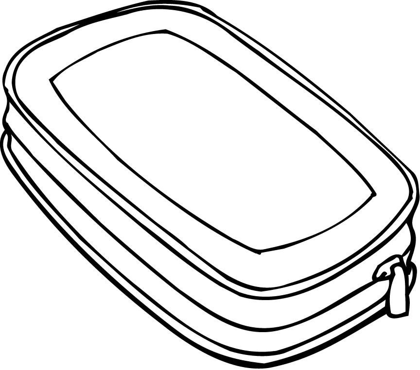 Pencil case clipart black and white 4 » Clipart Station.