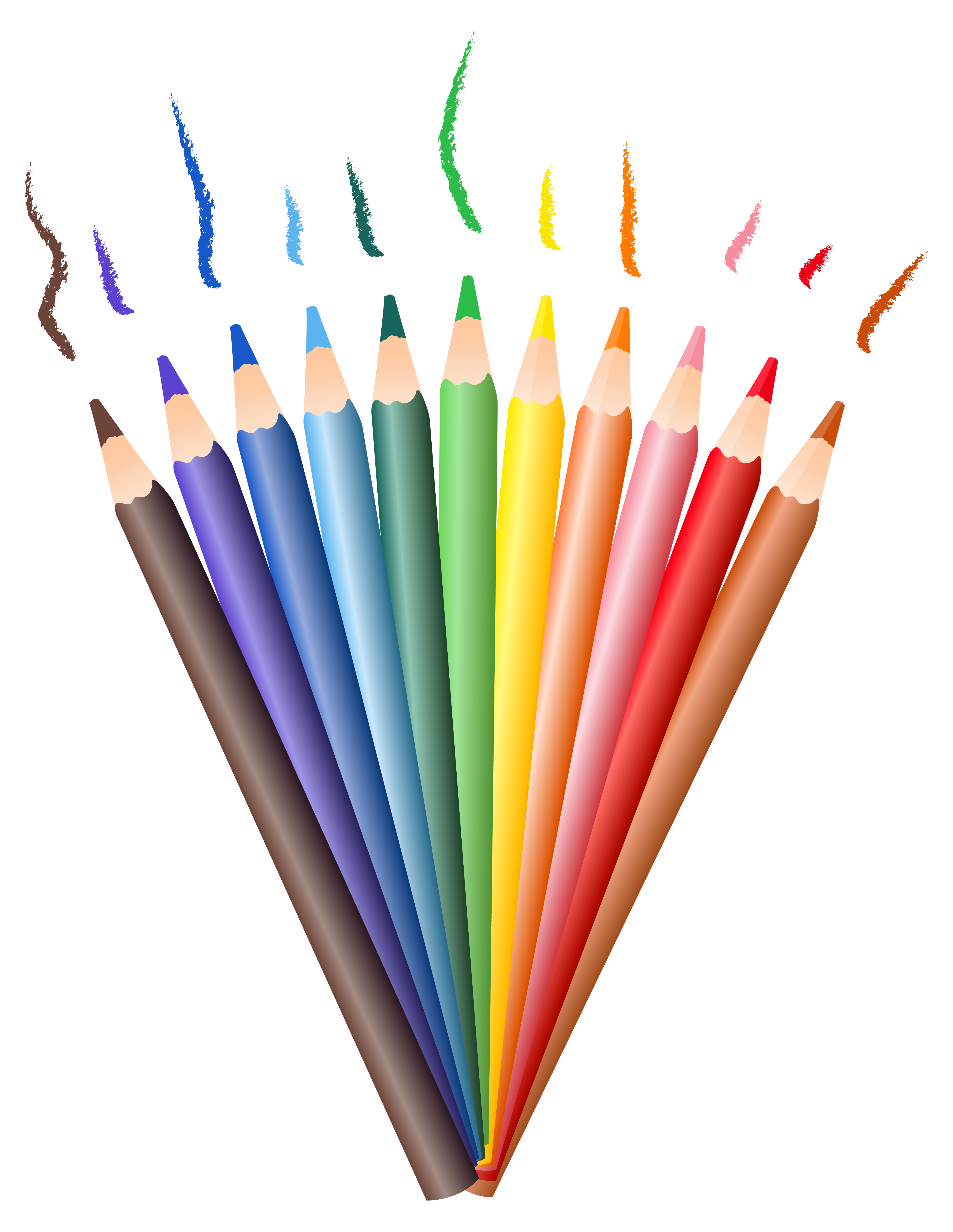 Pencils PNG Clipart Transparent Picture.