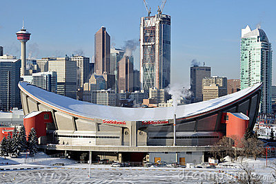 Calgary Saddledome Editorial Image.