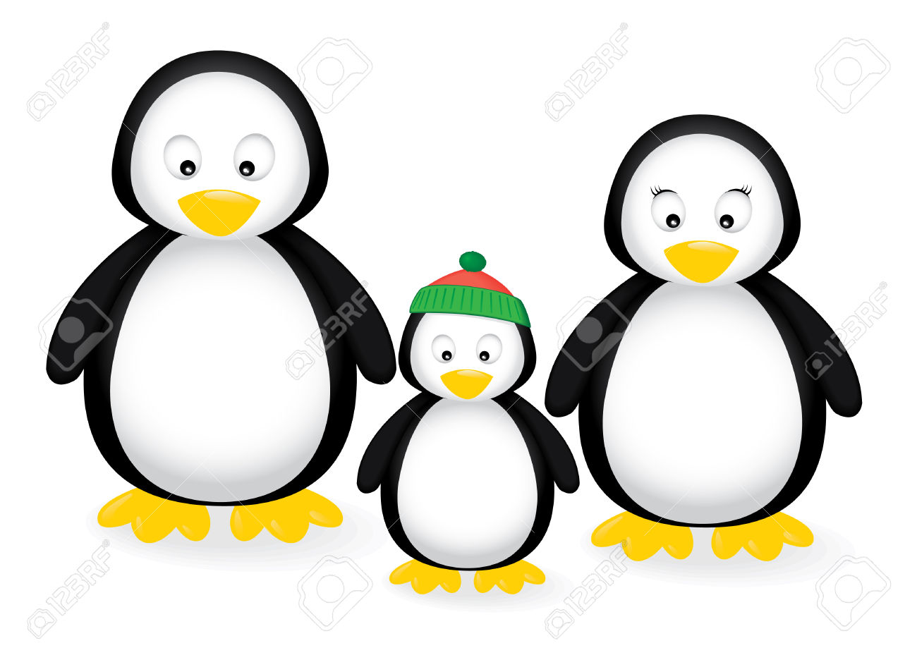 Showing post & media for Cartoon penguin family.