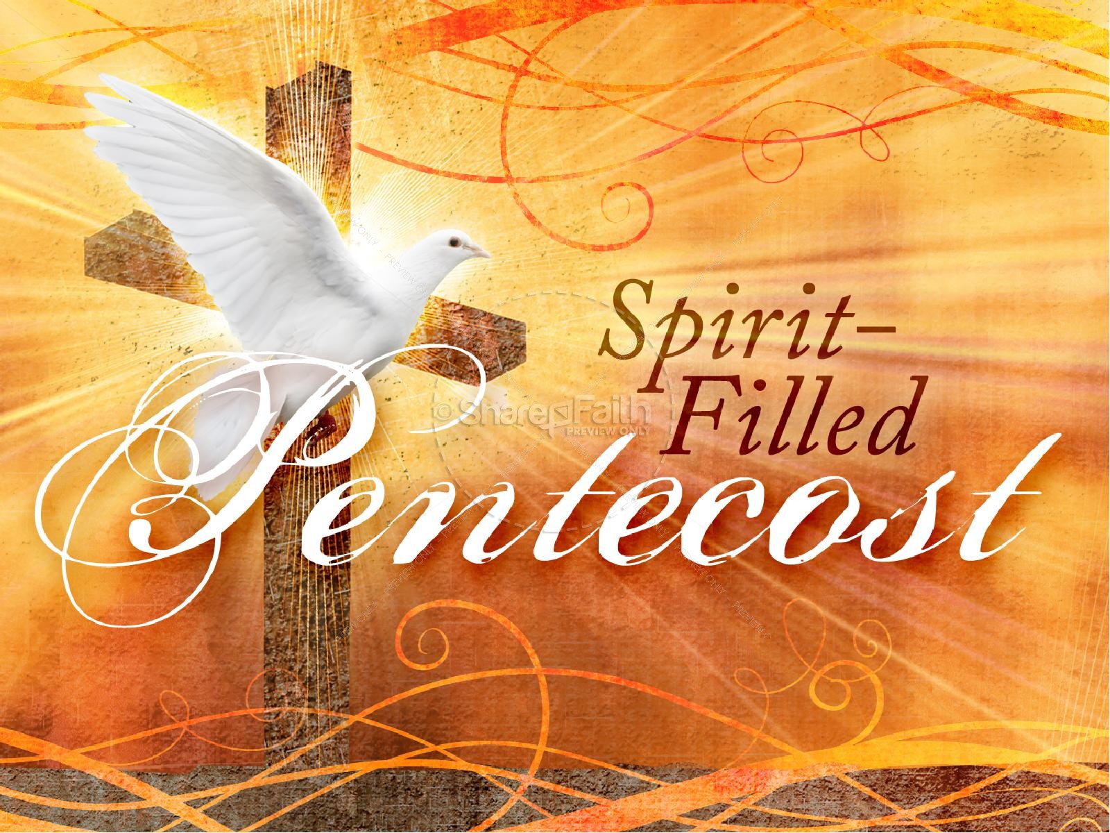 Pentecost Sunday PowerPoint Template.