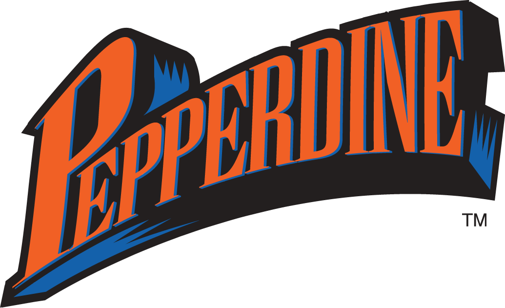 Pepperdine Waves Wordmark Logo.