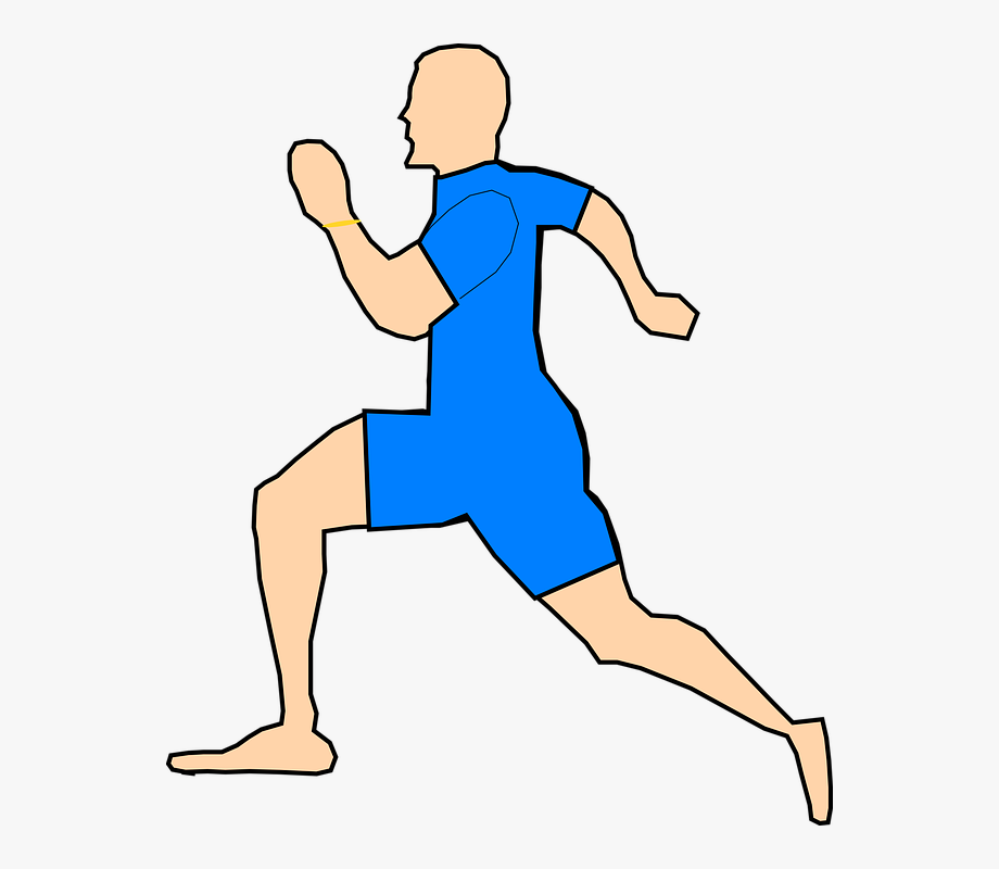 Person Running Clipart.