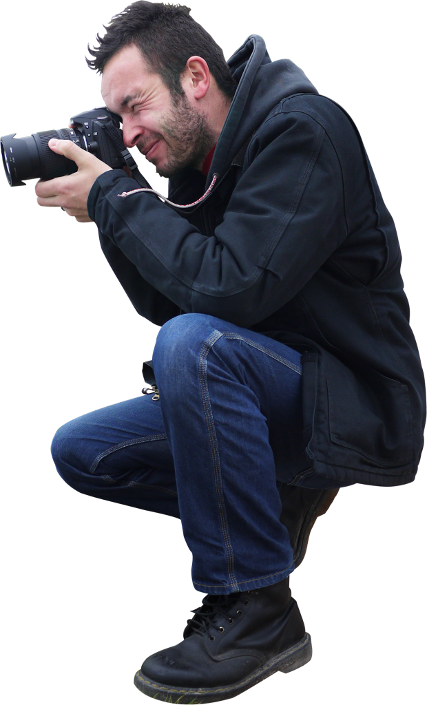 Camera Sitting PNG Image.