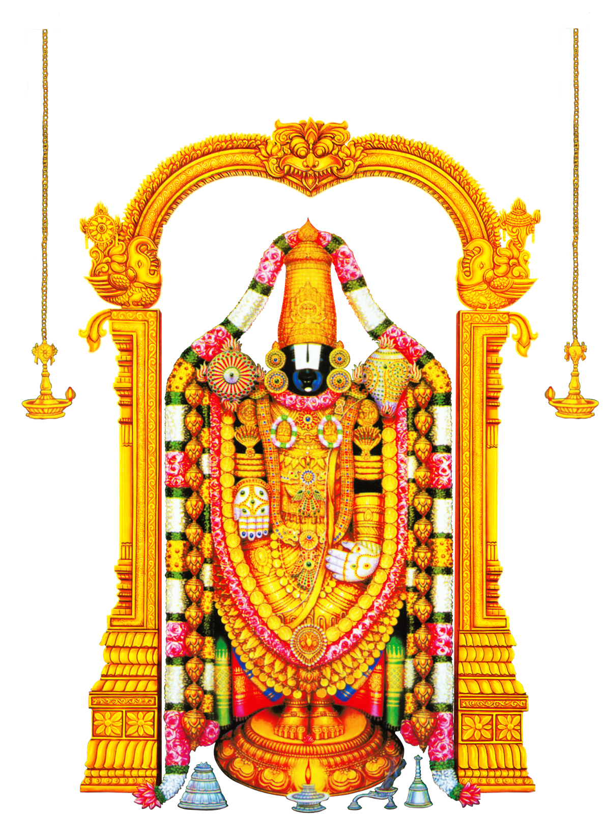 GODS CLIPARTS AND IMAGES: Lord Tirupati Venkateswara and.