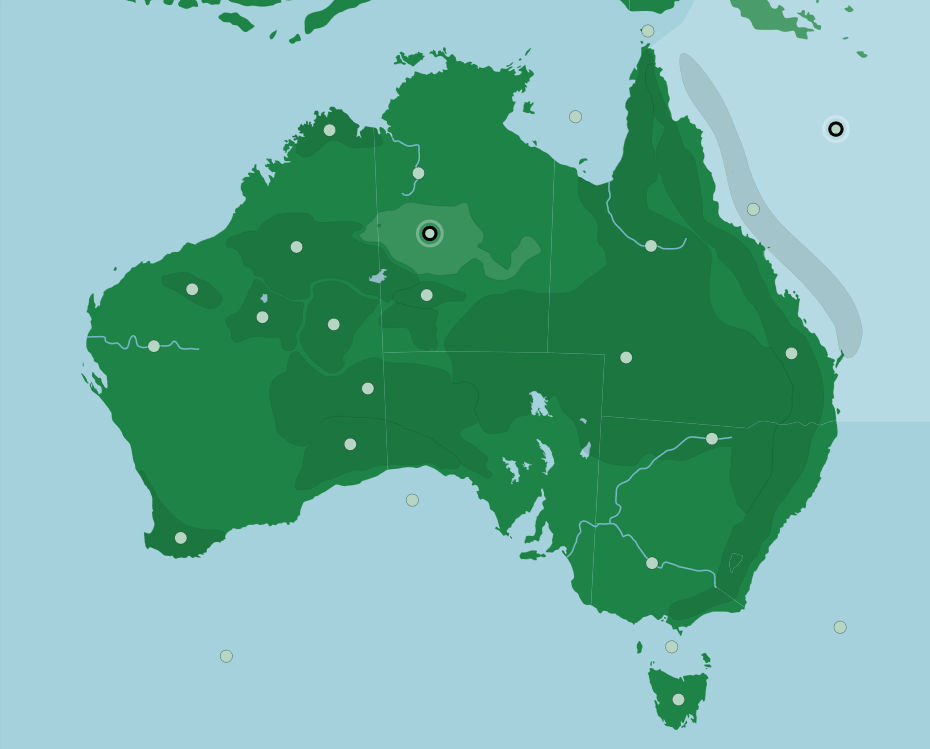 Australia: Physical Features.