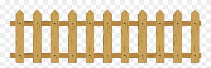 Picket Fence Cartoon Clip Art.