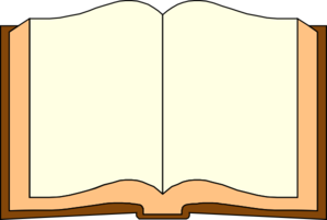 Blank Open Book Clip Art at Clker.com.