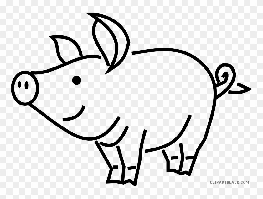 Pig outline clipart 3 » Clipart Portal.