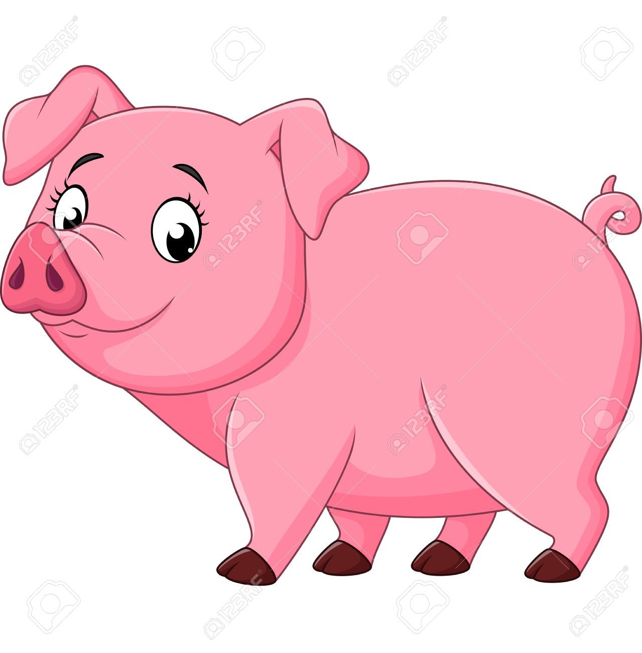 Happy pig clipart 4 » Clipart Portal.