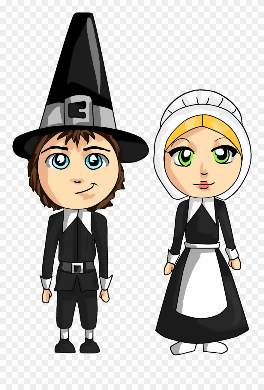 Pilgrims Clipart.