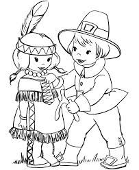 Image result for pilgrim and indian clipart black and white.