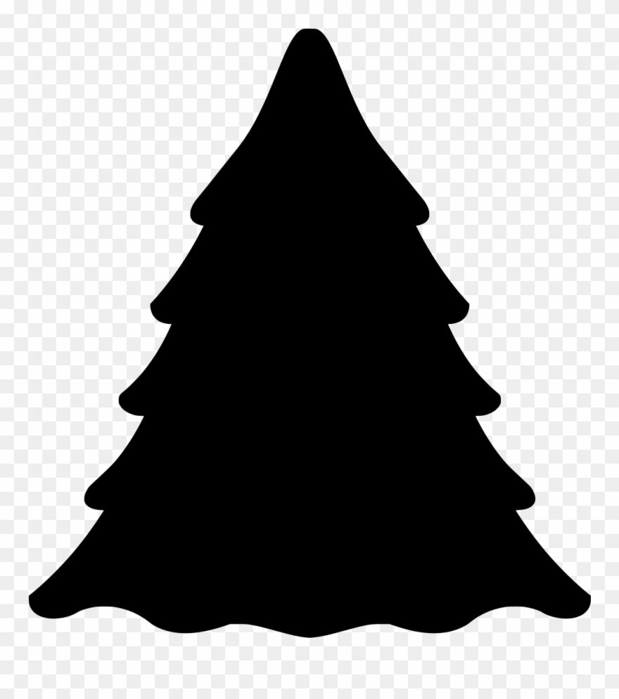 Shaow Clipart Pine Tree.